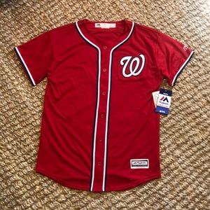 NWT WASHINGTON NATIONALS JERSEY Youth XL